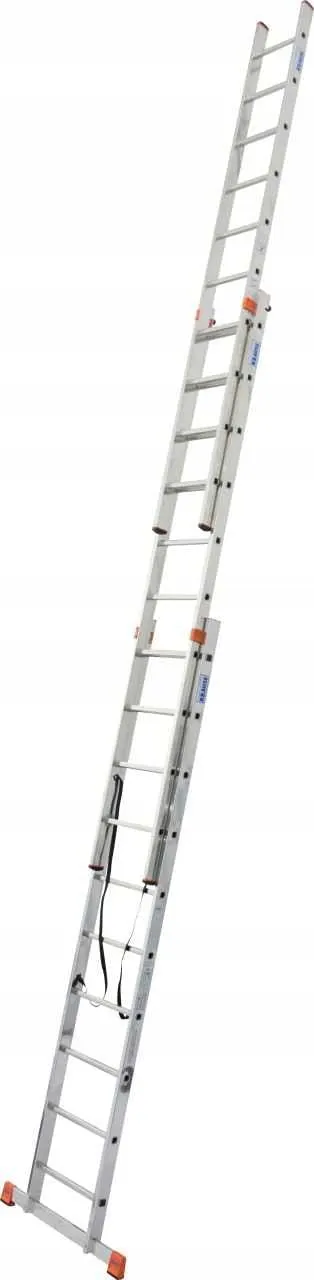 Drabina Krause 7,65 m aluminium 3 x 30 do 150 kg MONTO TRIBILO na schody