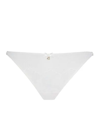 Samanta - Stringi Lara C300 perłowy M Kremowy