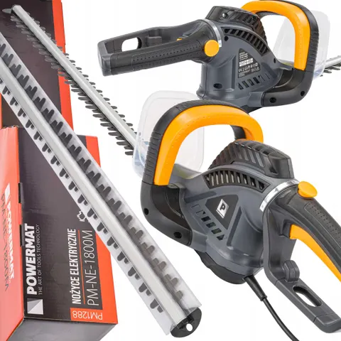 NOŻYCE ELEKTRYCZNE DO ŻYWOPŁOTU KRZEWÓW 570mm 1800W POWERMAT