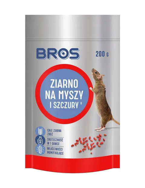 Bros Ziarno na myszy i szczury 200g (UP)