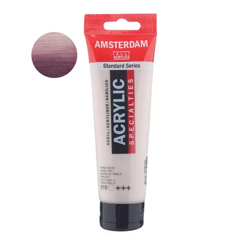 Farba akrylowa Amsterdam Talens 120 ml 819 Pearl Red