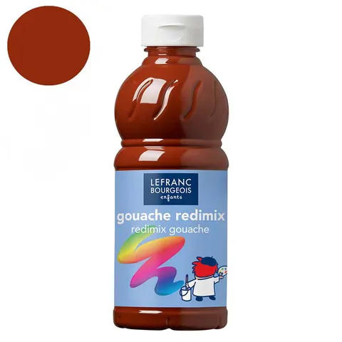 Farba plakatowa L&B Gouache Redimix 500 ml - 481 Burnt sienna