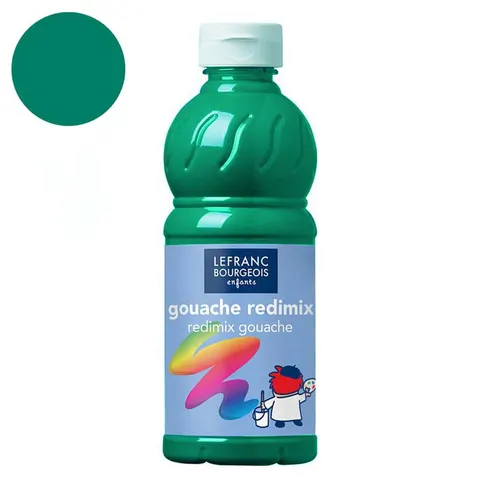 Farba plakatowa L&B Gouache Redimix 500 ml - 529 Emerald green