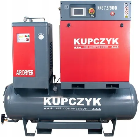 KOMPRESOR ŚRUBOWY KKS 7,5/300D 800L/MIN KUPCZYK