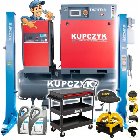 Podnośnik dwukolumnowy automat 4t KUPCZYK KP-4000A