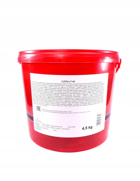 ORLEN LITEN ŁT-43 4,5kg smar litowy uniwersalny