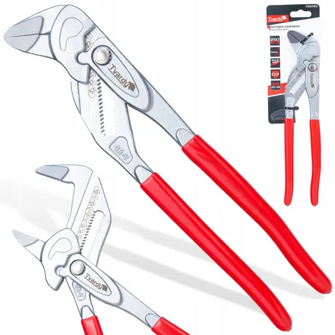 Szczypce nastawne uniwersalne - regulowane 250mm 52mm CrV TVARDY