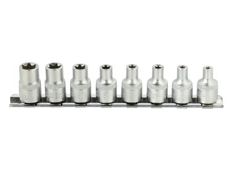 Nasadki TORX E4-E14 3/8" 8el. Geko