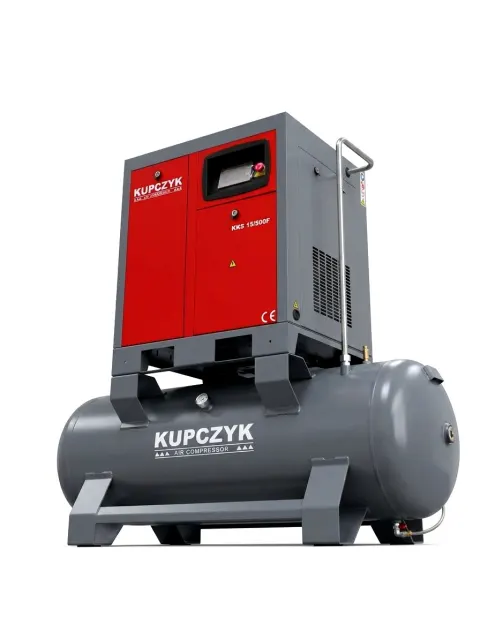 Kompresor Śubowy z falownikiem Kupczyk KKS 15/500 F (VSD)
