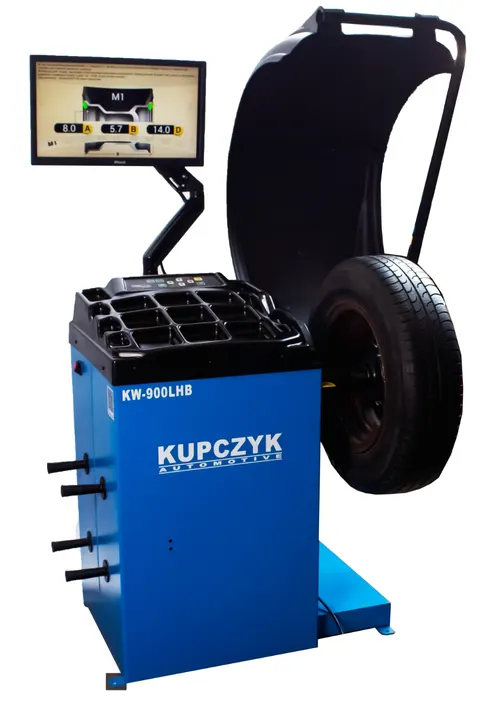 Wyważarka do kół KW-900LHB laser automatyczna Kupczyk