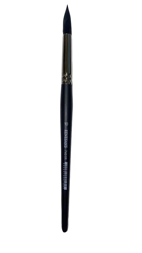 Pędzel Renesans 7401R - 10 - imitacja wiewiórki okrągły