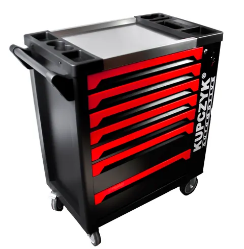 Wózek warsztatowy Kupczyk TOOLCAR 420S SOLO – pusty, 7 szuflad