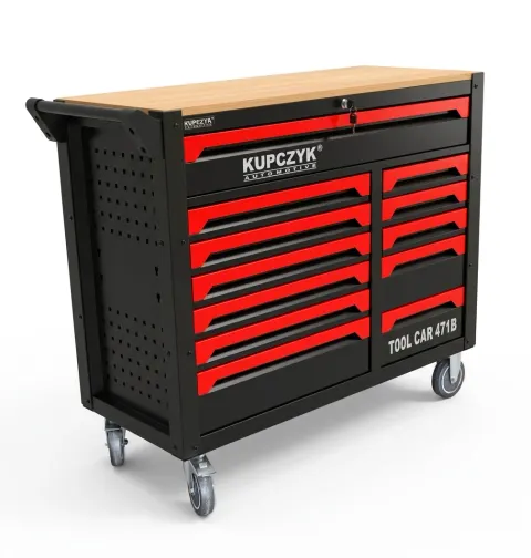Wózek warsztatowy pusty Kupczyk TOOLCAR 471B SOLO – 12 szuflad