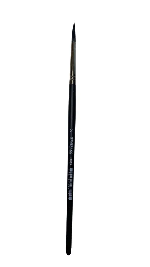 Pędzel Renesans 7401R - 2 - imitacja wiewiórki okrągły