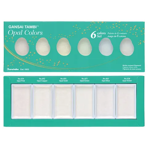 Kuretake Gansai Tambi OPAL COLORS MC20OC/6V