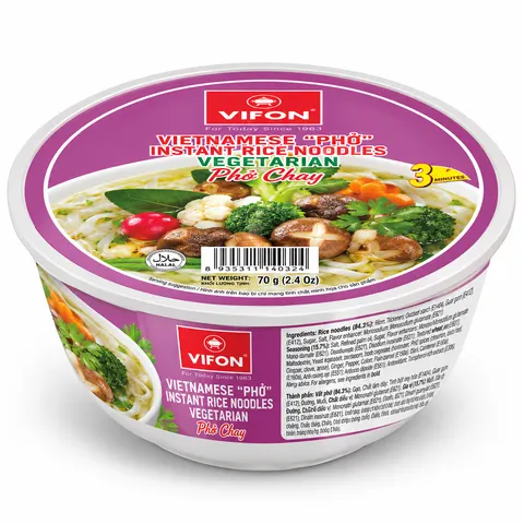 Zupa Instant VIFON PHỞ Chay 70 g Makaron Ryżowy Wegetariańska