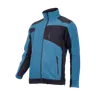 Bluza polarowa ze wzmocnieniami turkusowa L40114 M