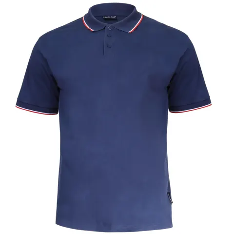 Koszulka Polo męska granatowa (190 g/m2) bawełniana M