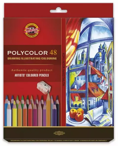 Kredki ołówkowe Polycolor 48 kolorów artystyczne Koh i Noor