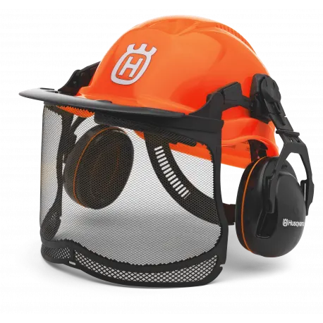 Kask pilarza Husqvarna Functional z osłoną przeciwdeszczową