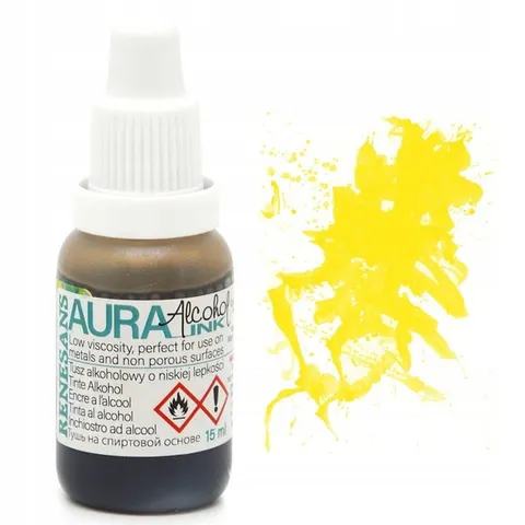 Tusz alkoholowy Aura Renesans 15 ml - 111 Żółty ciemny