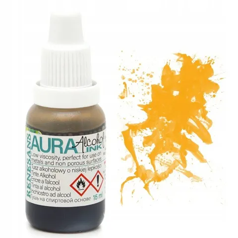 Tusz alkoholowy Aura Renesans 15 ml - 113 Pomarańczowy