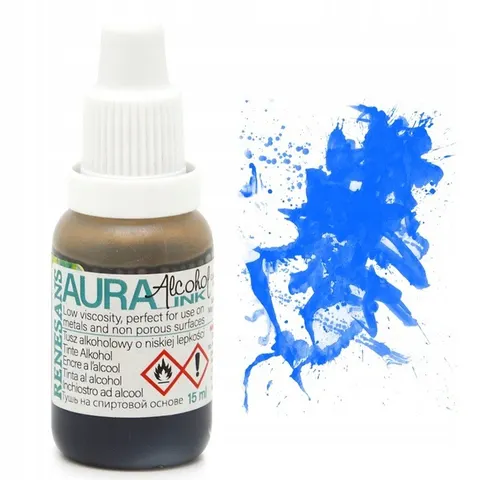 Tusz alkoholowy Aura Renesans 15 ml - 121 Błękit