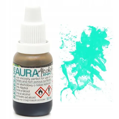 Tusz alkoholowy Aura Renesans 15 ml - 122 Turkus