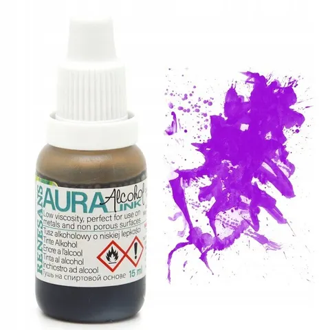 Tusz alkoholowy Aura Renesans 15 ml - 129 Fiolet