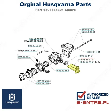 Nakładka śruby pilarki Husqvarna