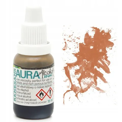 Tusz alkoholowy Aura Renesans 15 ml - 141 Brąz