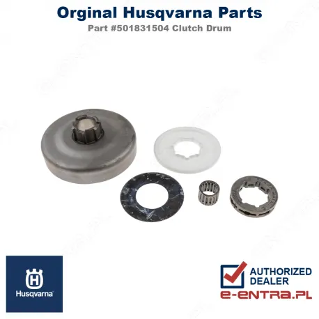 Bęben sprzęgła pilarki Husqvarna 61, 268, 272XP