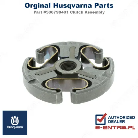 Sprzęgło pilarki Husqvarna 362,365, 372XP komplet