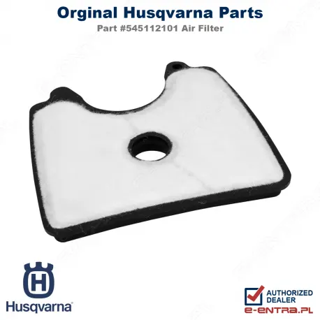 Filtr powietrza dmuchawy Husqvarna 125 BVX, 545112101, 597797901