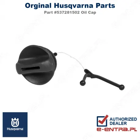 Korek oleju pilarki Husqvarna, 340, 345, 350, 346XP, 537281502