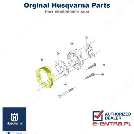 Przewód oleju pilarki Husqvarna