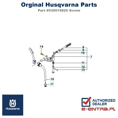 Śruba pilarki Husqvarna