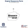 Naklejka rozrusznika pilarki Husqvarna 572 XP, 575396401