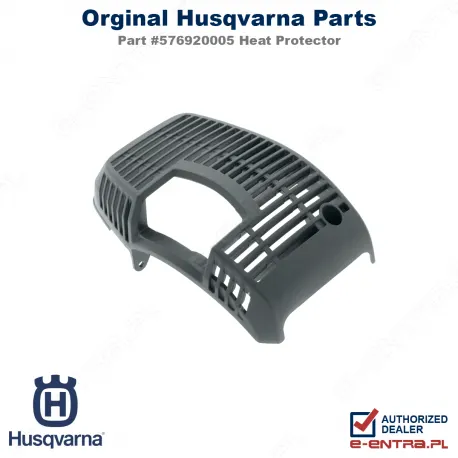 Osłona tłumika wykaszarki Husqvarna 545
