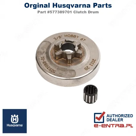 Bęben sprzęgła pilarki Husqvarna T540XP, II, 577389701