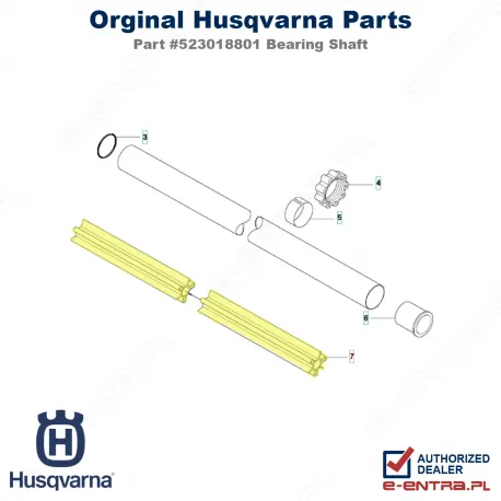 Łożysko wałka wykaszarki Husqvarna
