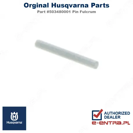 Oś przepustnicy pilarki Husqvarna 40, 45, 340, 440E, 503480001