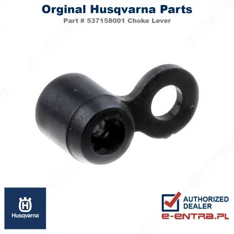 Dźwignia gaźnika pilarki Husqvarna 340, 350, 357XP, 537158001