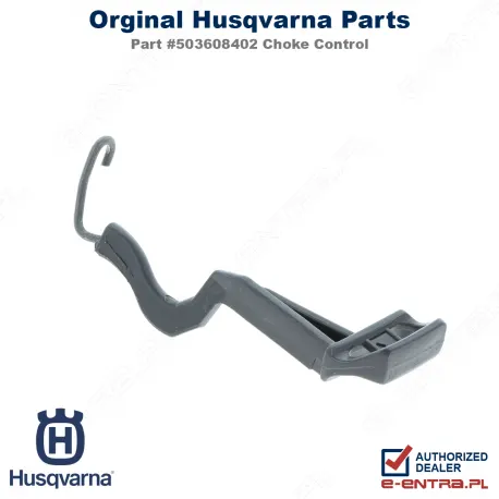 Dźwignia ssania pilarki Husqvarna 51,55, 503608402