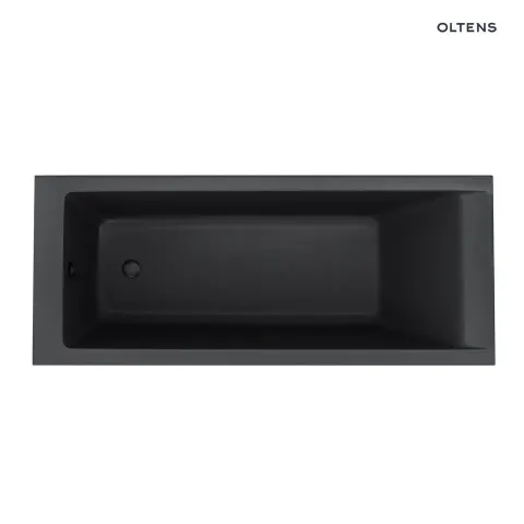 Oltens Langfoss wanna prostokątna 170x70 akrylowa czarny mat 10004300