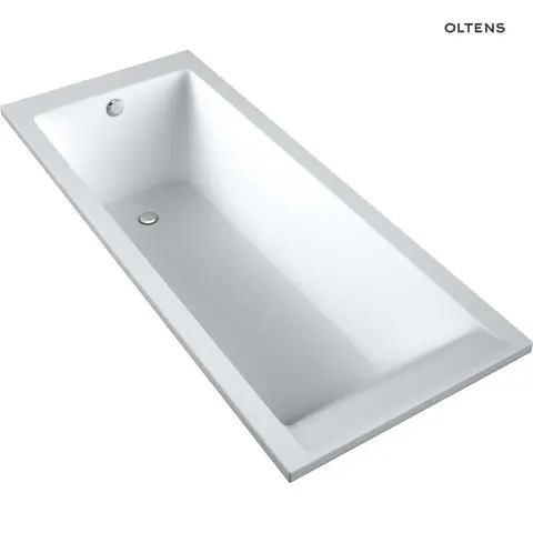 Oltens Langfoss wanna prostokątna 160x70 cm akrylowa biały mat 10003900
