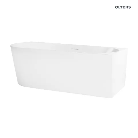 Oltens Delva wanna wolnostojąca 150x75 cm narożna prawa biała