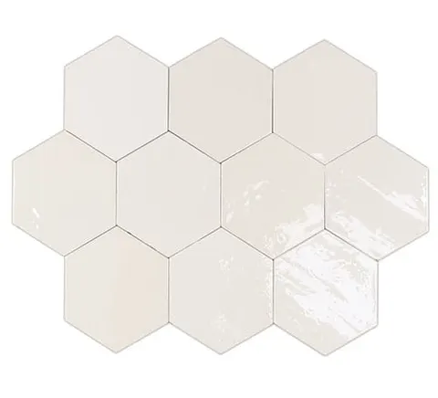 WOW ZELLIGE HEXA WHITE 10,8 x 12,4 cm