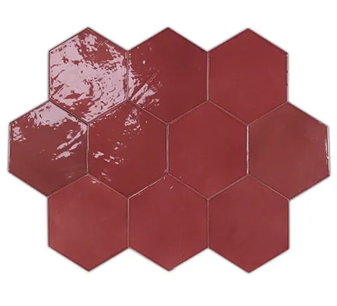 WOW ZELLIGE HEXA WINE 10,8 x 12,4 cm