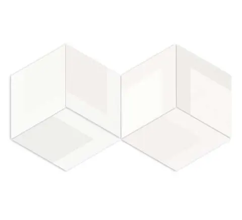 WOW FLOW DIAMOND DECOR WHITE 14 x 24 cm